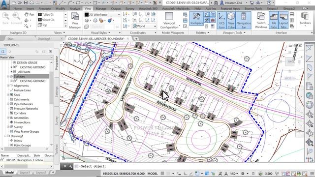 AutoCAD Civil 3D - 05.03.03: Surface Boundary смотреть онлайн