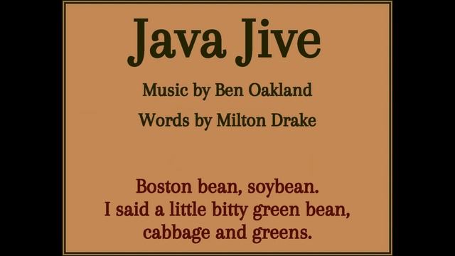 Java Jive for female Barbershop Quartet - Vocals by Annette Long Covington смотреть онлайн
