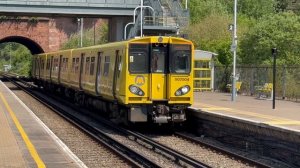 Merseyrail  trains mix of old 507/508s and the brand new 777