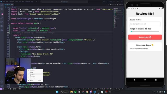 React Native + IA ChatGPT - Criando aplicativo completo do zero ? смотреть онлайн
