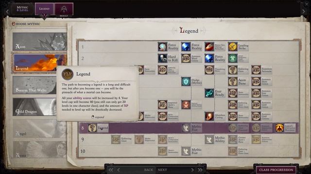 Pathfinder: WotR - Unlocking The Legend Mythic Path смотреть онлайн