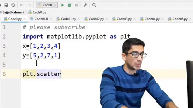 How to plot scatter plot in Matplotlib Python programming смотреть онлайн
