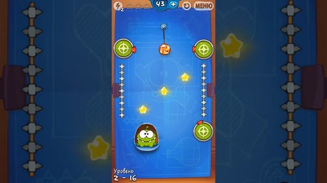 Прохождение Cut the Rope: Experiments [#2] Слишком много конфет потрачено смотреть онлайн