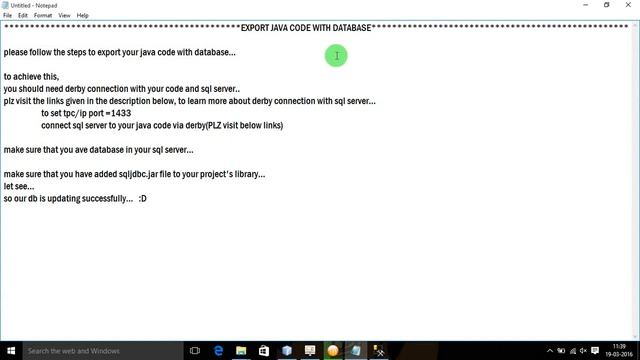Export java code with Database (netbeans) смотреть онлайн