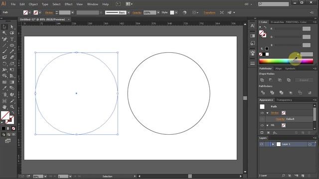 How to Draw a Half Circle in Adobe Illustrator смотреть онлайн