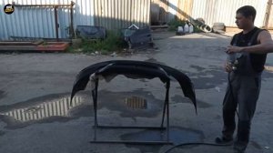 Volvo S60, замена переднего бампера (часть 7)