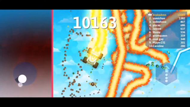 Snake Stomper Vs Darkwind 🐍 BOSS VS BOSS 🐍 Snakes In The Sky In Snake.io