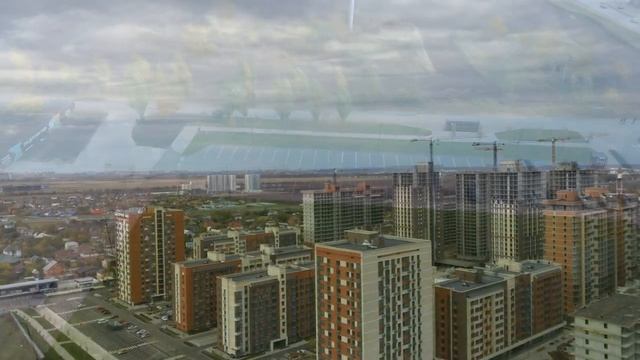 ЖК "Родные Просторы" с высоты, Краснодар смотреть онлайн