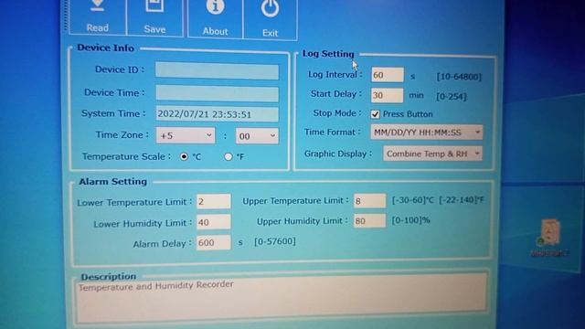 How to use software of Tempzone Tempu03 temperature and humidity Data logger | اردو زبان میں смотреть онлайн