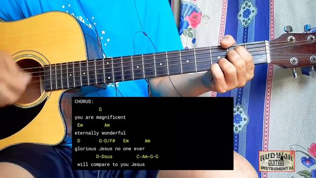 Magnificent by Hillsong | Simple Guitar Chords tutorial with lyrics смотреть онлайн