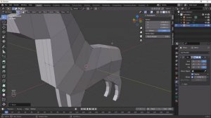 Как создать простую 3D Low Poly модель собаки в blender 2.93