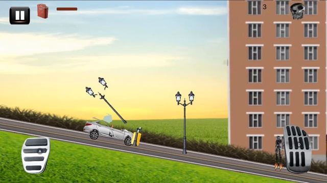 Addicting Car Crash 2D Game Simulation Gameplay - Android смотреть онлайн