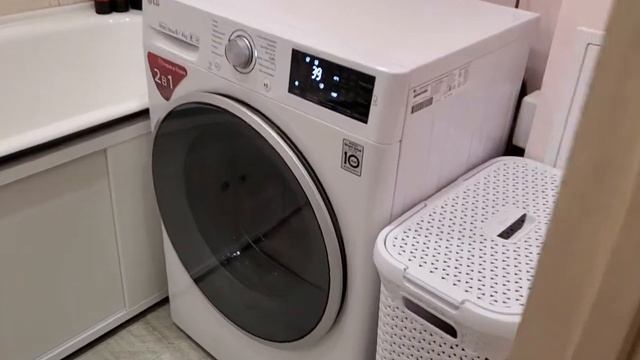 Стиральная сушильная машина LG F2V5NG0W смотреть онлайн
