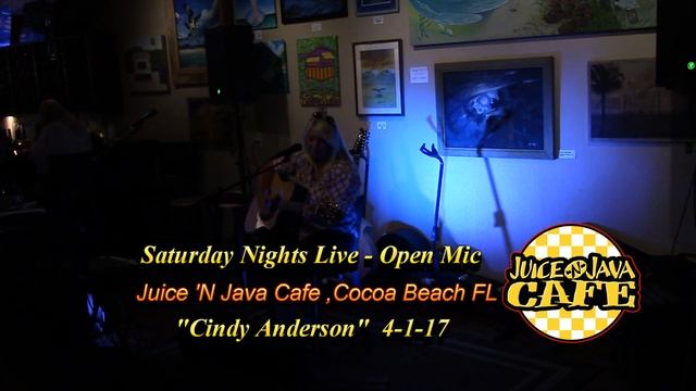 Cindy Anderson @ Juice 'N Java Cafe Open Mic 4-1-17 смотреть онлайн