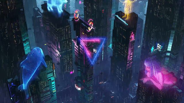 Neon Nights: Cyberpunk Ambient Music For Relaxation And Meditation  Super Calm Sci Fi Music