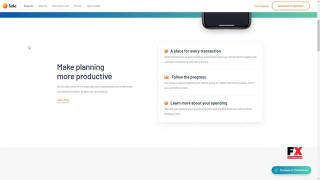Sole - One Page WordPress Theme      Herbert Wilbur