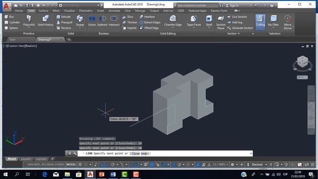 CURSO AUTOCAD 2018 - SESIÓN 03 3D смотреть онлайн