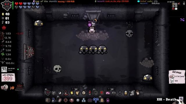 [400] Eden стрик на 4 цели | Новый Терпила | The Binding of Isaac: Repentance смотреть онлайн