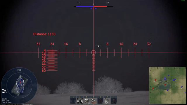 Sniper | Leopard 2A5 11kills | Warthunder смотреть онлайн