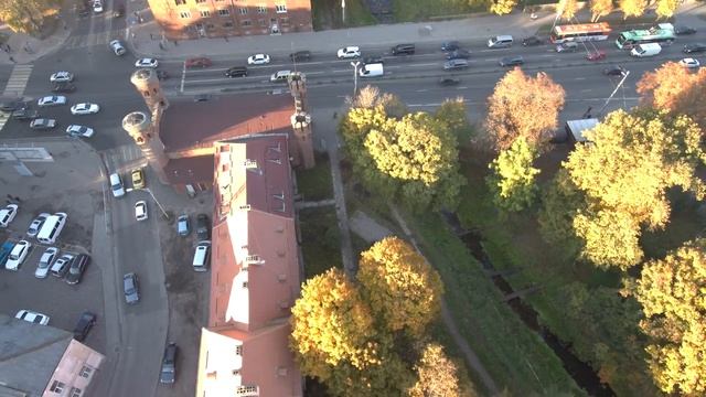 Закхаймские ворота Калининград, Московский пр т, Литовский вал, аэросъемка 2 смотреть онлайн