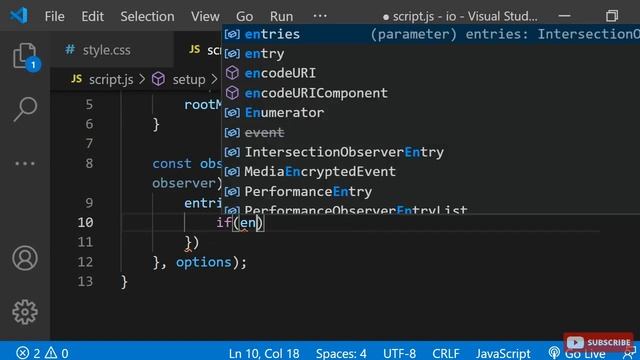 How to code a Javascript Intersection Observer that makes text appear on scroll смотреть онлайн