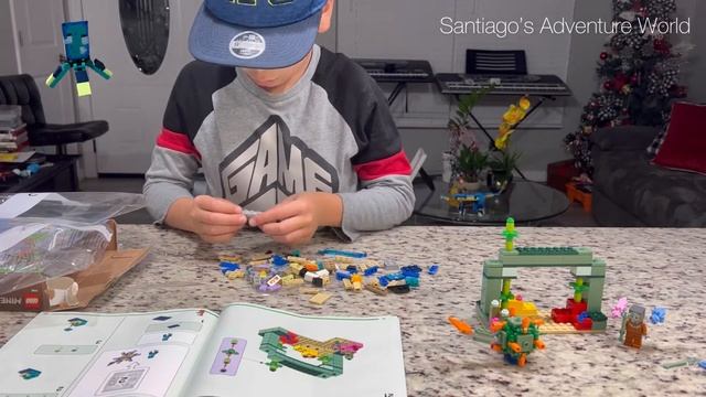 LEGO MINECRAFT 2022 •The Guardian Battle Set (21180)• Lego BUILD Amazing ❕❕❕❕ смотреть онлайн
