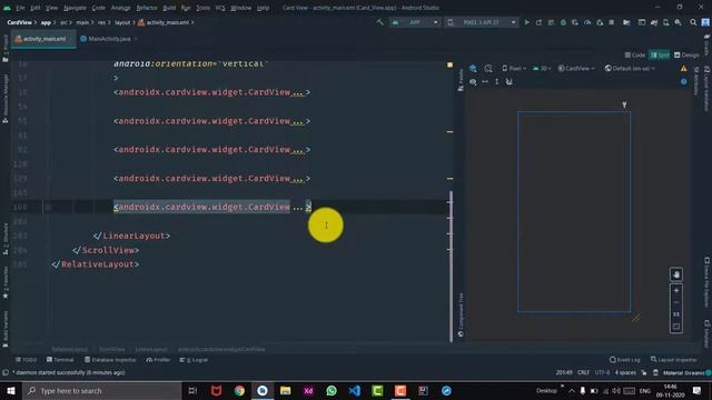 Material Card View UI Design in Android Studio By VINCODES смотреть онлайн