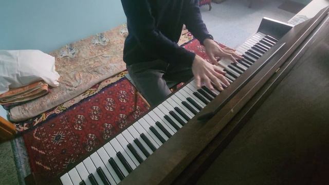Resonance HOME played on piano at my Grandma's house смотреть онлайн