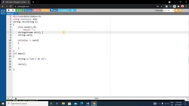 Top 100 Coding Question for Placement - 25 | Reverse Words in a String смотреть онлайн