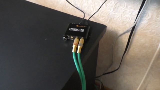 Китайский ЦАП: подключение ТВ к усилителю