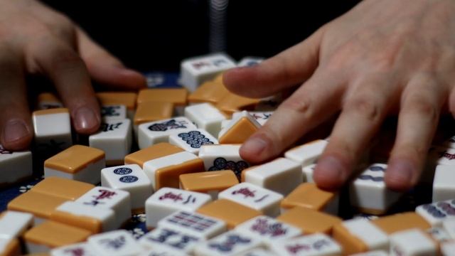 【ASMR】 Mahjong tiles sounds.High quality table games.麻雀の音 смотреть онлайн