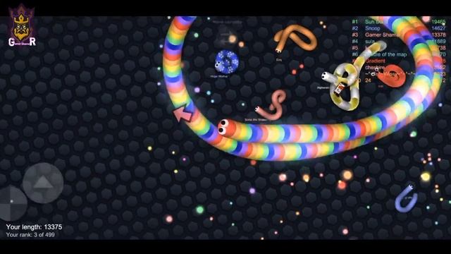 Pro Rainbow Snake - Slither.io A.i 150,000 +Score - Epic Slitherio Gameplay | Sanp Wali Game