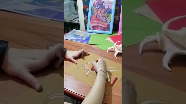 Мастер-класс Ирины Тур "Морская ракушка пастелью" смотреть онлайн