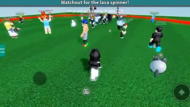 Кто последний останется в круге победит! Roblox last to leave смотреть онлайн