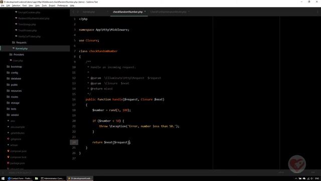 Laravel tutorial - Episode 8 - Introduction to Middleware смотреть онлайн