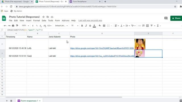 Cara Menampilkan Gambar/Photo di Google Sheet dari Link Google Drive Hasil Google Form смотреть онлайн