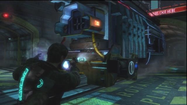Dead Space 3 - Chap 1 Rude Awakening: Stasis Train Station Puzzle, Train Cars HD Gameplay PS3 смотреть онлайн