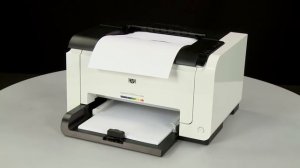 Fixing a Paper Jam | HP LaserJet Pro CP1025nw Color Printer | HP