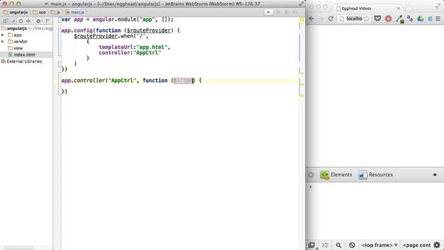 Egghead.io - AngularJS - ng-view смотреть онлайн