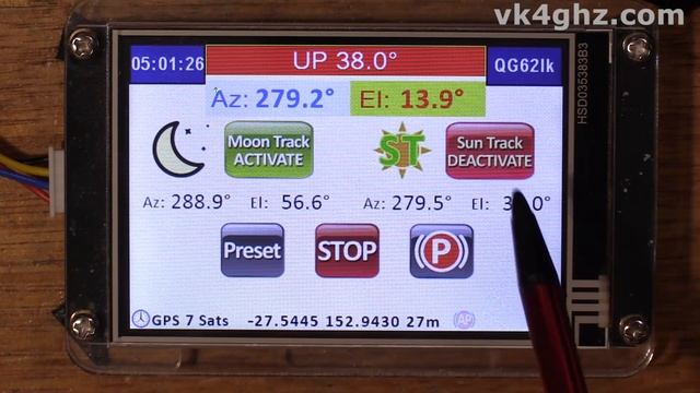 VK4GHZ Nextion for K3NG Rotator Controller Part 3: Moon & Sun Tracking, Help Screens, El Calibratio смотреть онлайн