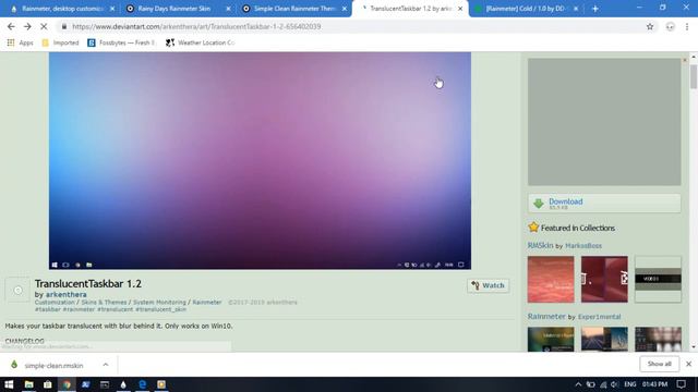 Cold Desktop - make windows look better | Rainmeter themes| windows themes смотреть онлайн