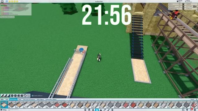 Can I Build *EL TORO* In 1 HOUR?! - Theme Park Tycoon 2 смотреть онлайн