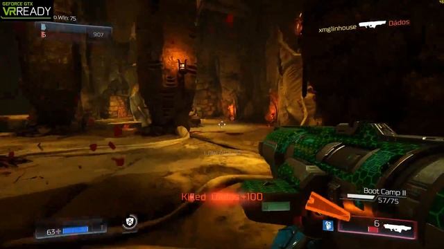 DOOM Multiplayer powered by NVIDIA GeForce GTX 1080 смотреть онлайн