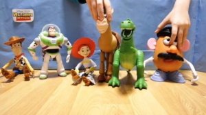 Моя коллекция игрушек из мультфильма "История игрушек".