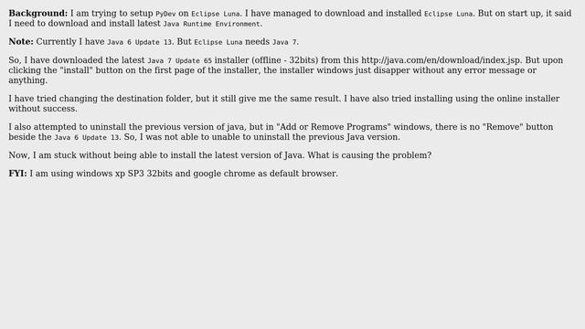 Unable to install Java Runtime Environment (ver 7 update 65) (2 Solutions!!) смотреть онлайн