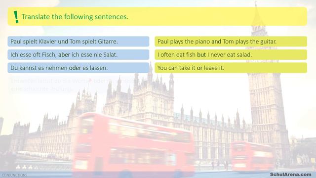 Conjunctions - Erklärung Grammatik Englisch смотреть онлайн