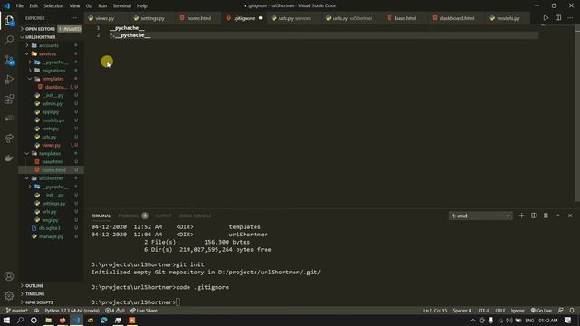 Creating Git Repo and pushing to Github | django project in Hindi смотреть онлайн