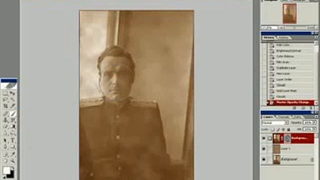 Видеоуроки по фотошопу. 77. Искусственное старение фотографии смотреть онлайн