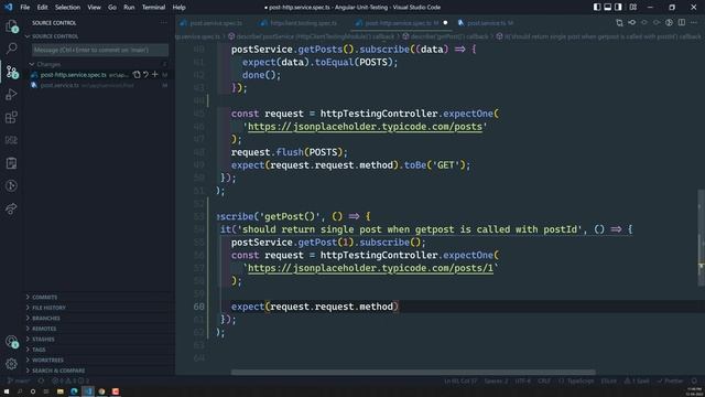36. HttpTestingController Verify method to check for no other open Http requests - Angular Testing смотреть онлайн