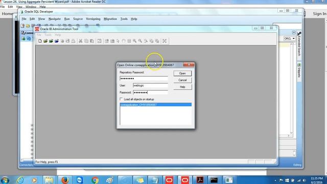 How to Build Metadata Repository by Using Aggregate Persistent Wizard - Part-2 смотреть онлайн